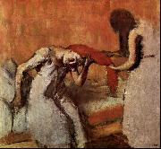 Edgar Degas, Seated Woman Having her Hair Combed